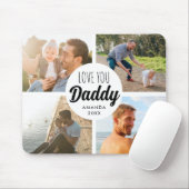 Liebe You Daddy | Vater Foto Grid Mousepad (Mit Mouse)
