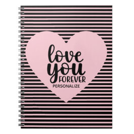 Liebe You Forever Spiral Notebook Notizblock