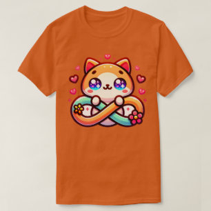 Liebe You Infinity Valentinstag Cat Shirt