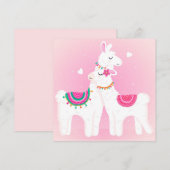 Liebe You Llama Feiertagskarte (Vorne/Hinten)