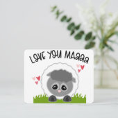 LIEBE YOU MAAAA FEIERTAGSKARTE (Stehend Vorderseite)