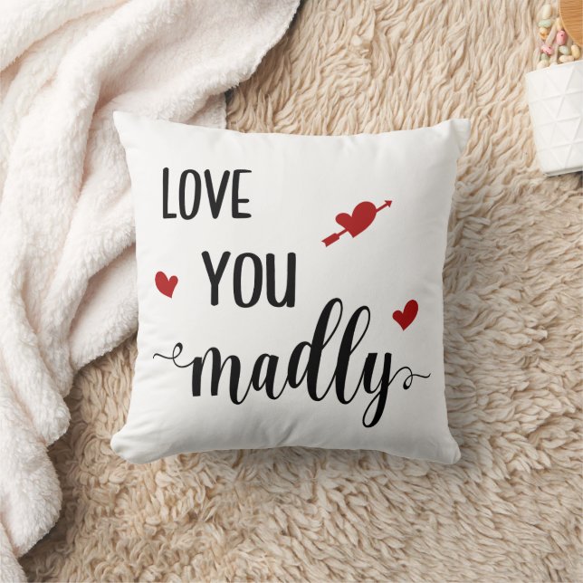 Liebe You Madly Pillow Kissen (Decke)