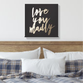 Liebe You Madonna Foil Art Printing Leinwanddruck (Insitu (Schlafzimmer))