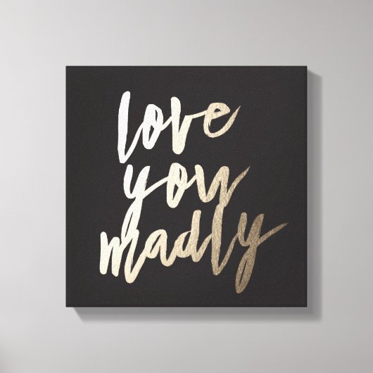 Liebe You Madonna Foil Art Printing Leinwanddruck (Vorderseite)