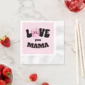 Liebe You Mama Coquette Serviette (Beispiel)