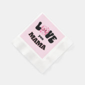 Liebe You Mama Coquette Serviette (Ecke)
