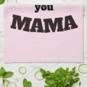 Liebe You Mama Geschirrtuch (Gefaltet)