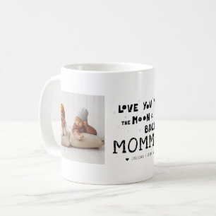 Liebe You Mommy Handgeschriebene zwei FotoCollag Kaffeetasse