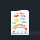 Liebe You Mommy-Rainbow - Birthday Mother Karte<br><div class="desc">Über diesen Punkt * INSIDE GREETING: "Herzlichen Glückwunsch zum Geburtstag einer großartigen Mutter!" COVER - Zur besten Mama * GRÖSSE - Einige Stile sind leer oder mit einem Gruß innen. Passt perfekt in eine elegante, robuste 5" x 7" Papierumschlag mit spitzer Klappe. * GEBRAUCH - Das perfekte Schreibgerät zum Schreiben...</div>