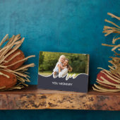 Liebe You Mommy Script Foto Fotoplatte (Seite)