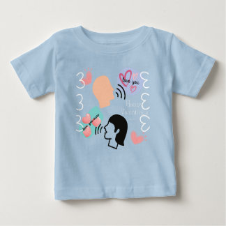 "Liebe you more" Baby T - Shirt