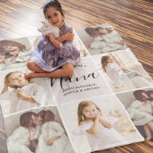 Liebe You Nana 8-Foto Fleecedecke