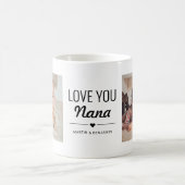 Liebe You Nana Birthday Custom Foto Kaffeetasse (Mittel)