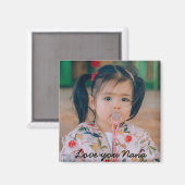 Liebe You Nana Foto Magnet (Vorderseite/Rückseite)