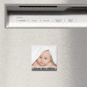 Liebe You Nana Foto Magnet (In Situ (Geschirrspüler))