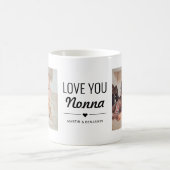 Liebe You Nonna Birthday Custom Foto Kaffeetasse (Mittel)