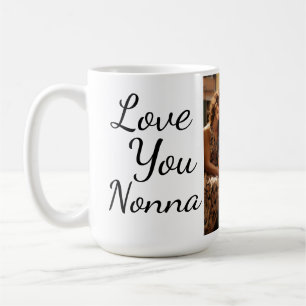 Liebe You Nonna/Nanna Custom Foto Kaffeetasse