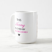 Liebe You Oma" 1 Foto Kaffeetasse (Vorderseite Links)