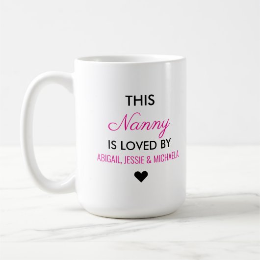 Liebe You Oma" 1 Foto Kaffeetasse (Links)