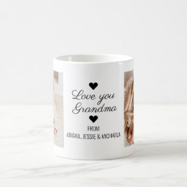 Liebe You Oma" 2-Foto Kaffeetasse