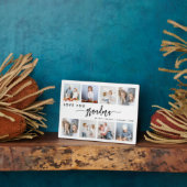 Liebe You Oma 8 FotoCollage White Fotoplatte (Seite)