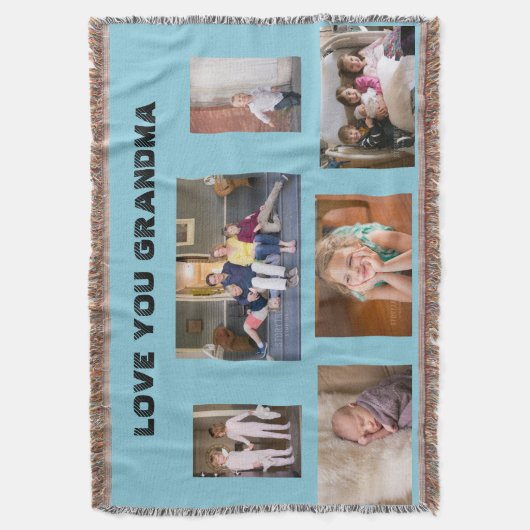 Liebe You Oma Decke (Vorderseite Vertikal)