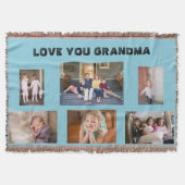 Liebe You Oma Decke (Vorderseite)