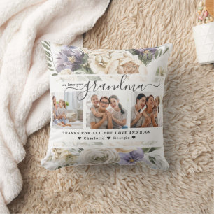 Liebe You Oma Drei-Bilder-Collage Kissen