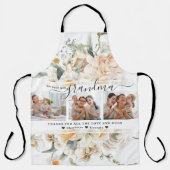 Liebe You Oma | Drei-Bilder-Collage Schürze (Vorderseite)