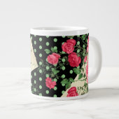 Liebe You Oma Floral Jumbo-Tasse (Vorderseite Rechts)
