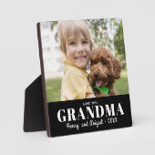 Liebe You Oma Foto Family Modern Keepake Fotoplatte (Vorderseite)