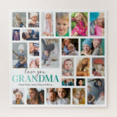 Liebe You Oma Foto Puzzle (Vertikal)