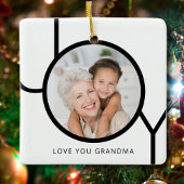 Liebe You Oma Foto Weihnachten Keramikornament