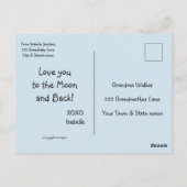 "Liebe you Oma" Postkarte (Rückseite)