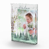 Liebe You Oma Winter Forest Overlay Fotoblock (Rechts)