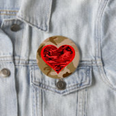 Liebe You Red Camouflage Heart Military Valentine Button (Beispiel)