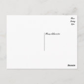 Liebe You Red Hearts Valentines Hochzeit Verlobung Postkarte (Rückseite)