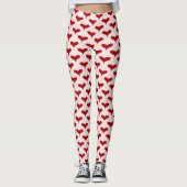 Liebe You Red Leggings (Vorderseite)
