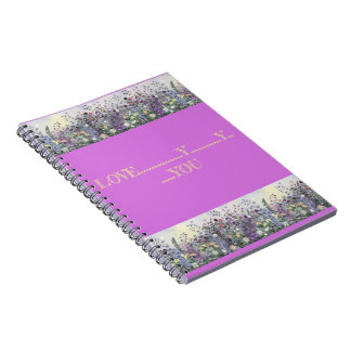 "Liebe You" Spiral Foto Notebook Notizblock