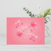 Liebe You Sweetheart Karte (Stehend Vorderseite)
