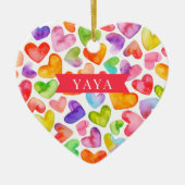 Liebe You Yaya | 2-seitige Keramik Ornament (Vorne)