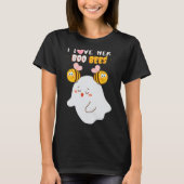 Liebe Your Boo Bees Funny Halloween Poppel B T-Shirt (Vorderseite)