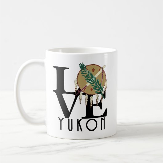 LIEBE Yukon Oklahoma 11oz Kaffeetasse (Links)
