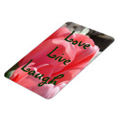 Liebe-zacken Livelachenmagneten die Blumen Magnet (Linke Seite)