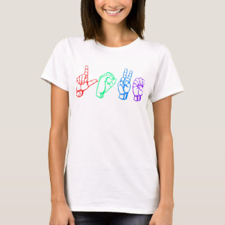LIEBE-Zeichensprache T-Shirt
