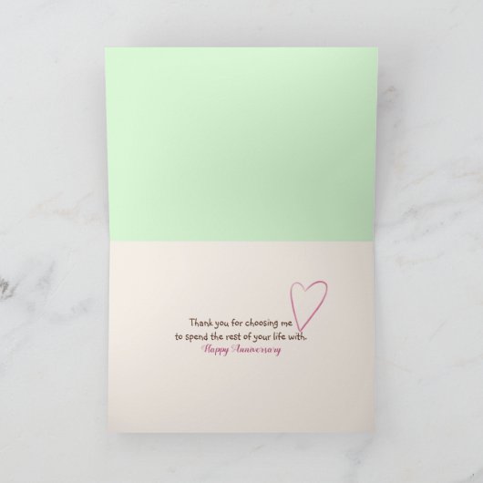 Liebe zeichnend Kreide Karte (Innenseite)