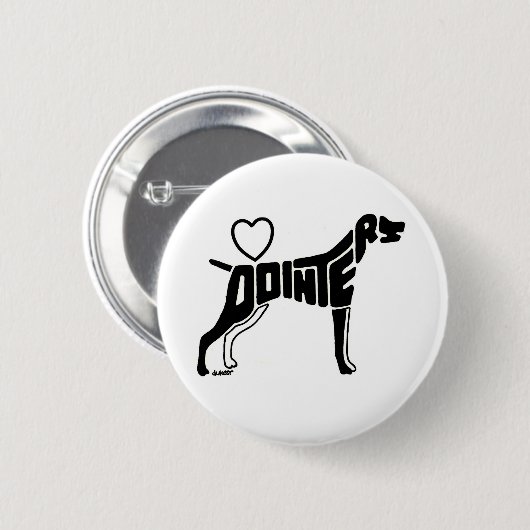 LIEBE-ZEIGER-KNOPF BUTTON (Vorne & Hinten)