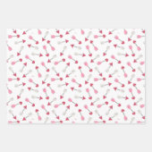 Liebe zeigt Wrapping Paper Set 3 Geschenkpapier Set (Vorderseite 3)