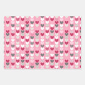 Liebe zeigt Wrapping Paper Set 3 Geschenkpapier Set (Vorderseite 2)