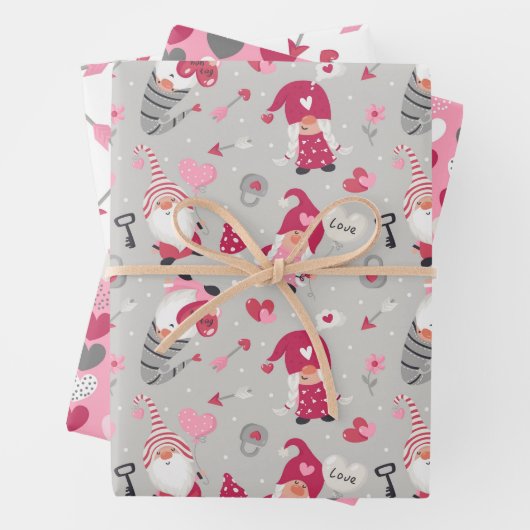 Liebe zeigt Wrapping Paper Set 3 Geschenkpapier Set (Beispiel)